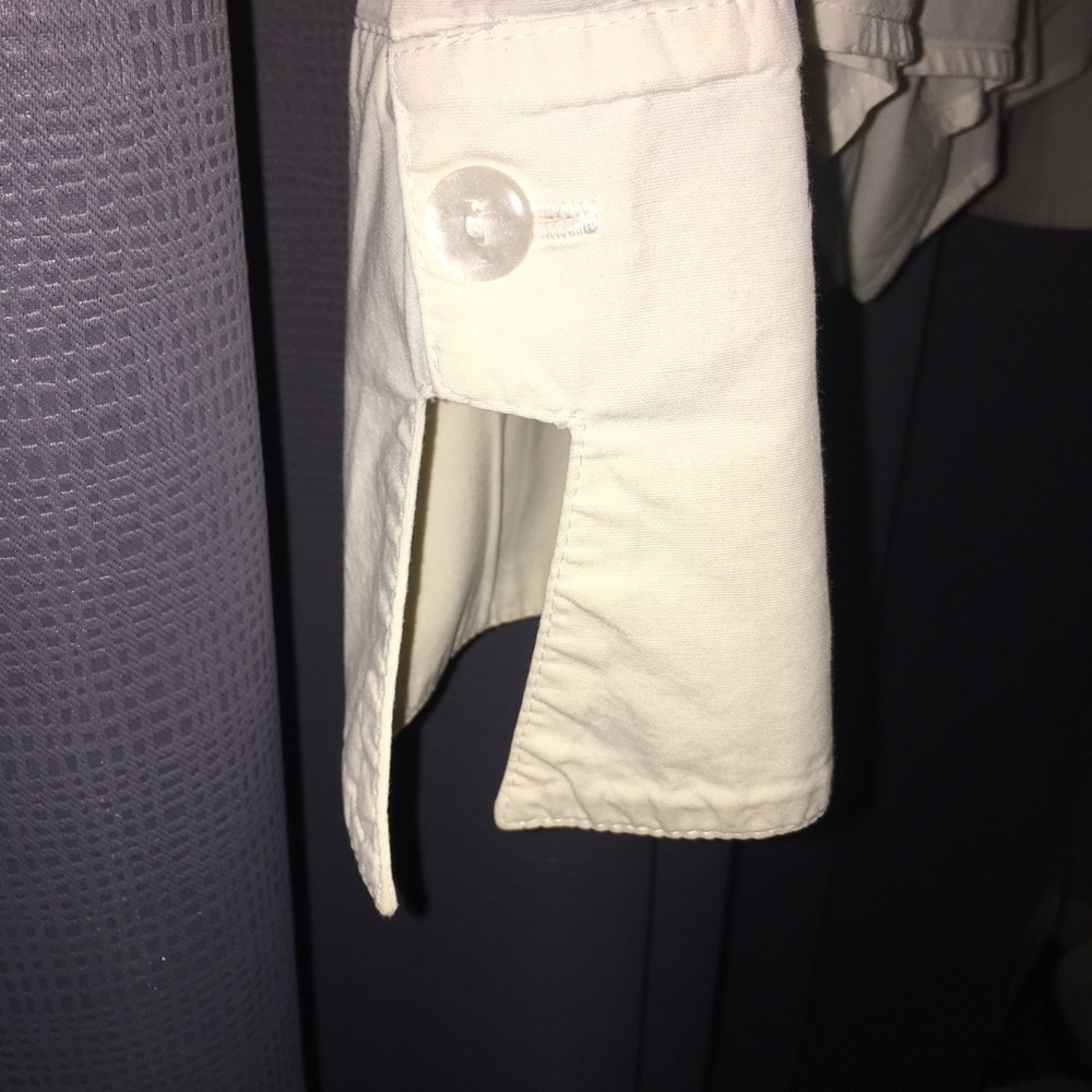 Krazy Larry Tie-front button down